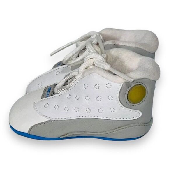 Air Jordan Retro 13 XIII 2004 White / Grey / University Blue 310274-103 Infant 2 - Picture 2 of 11